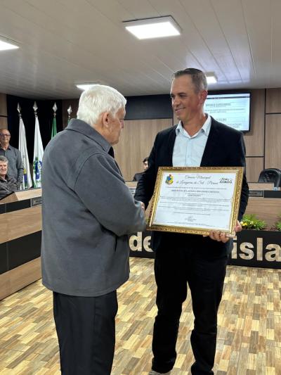 LS: Jaime Spazzini é homenageado pela Câmara de Vereadores 